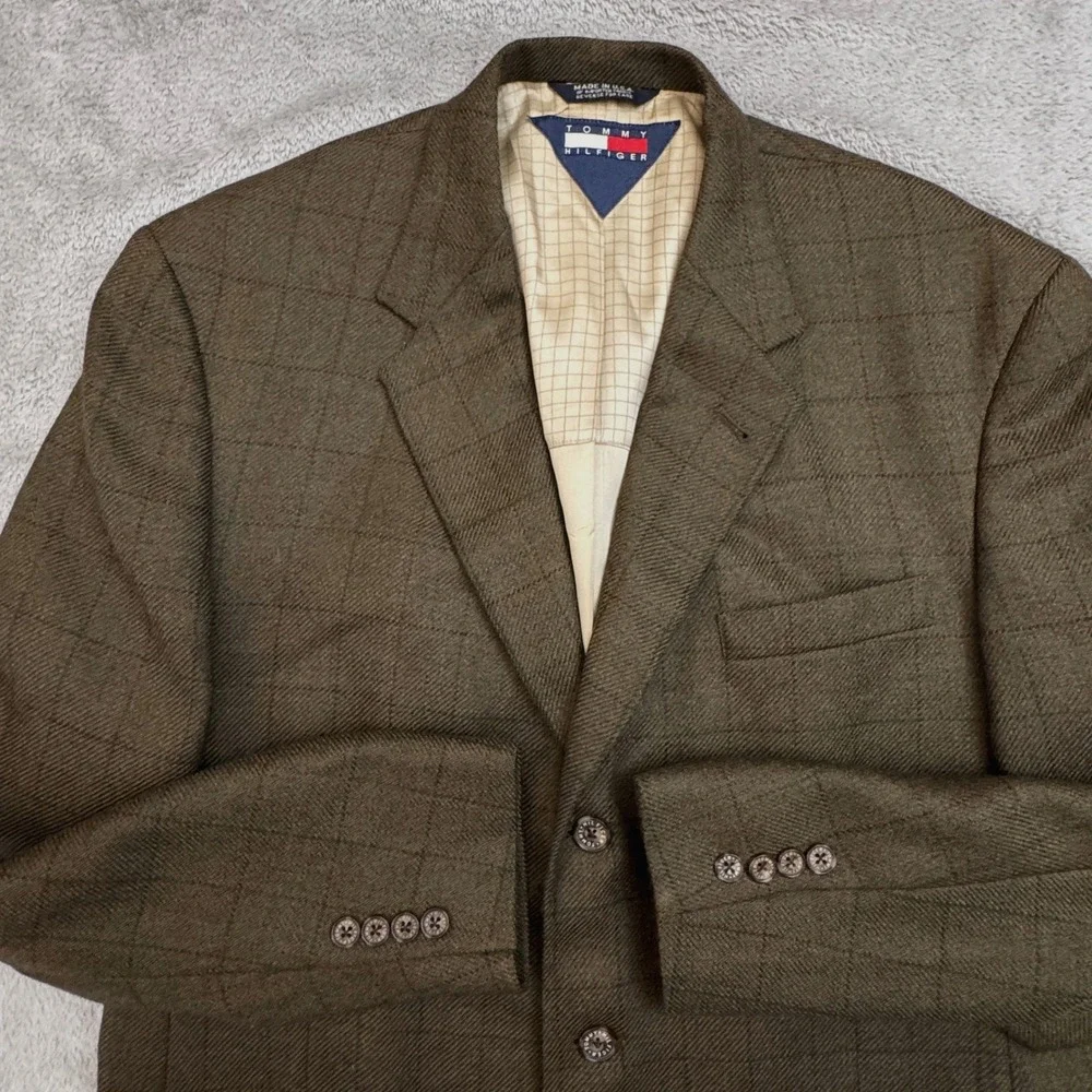 Vintage Tommy Hilfiger‎ Men's Sport Coat / Blazer Size 42R 3 Button